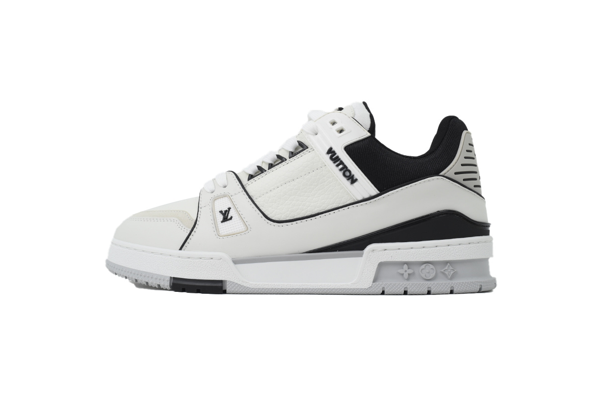Louis Vuitton Trainer New Black And White