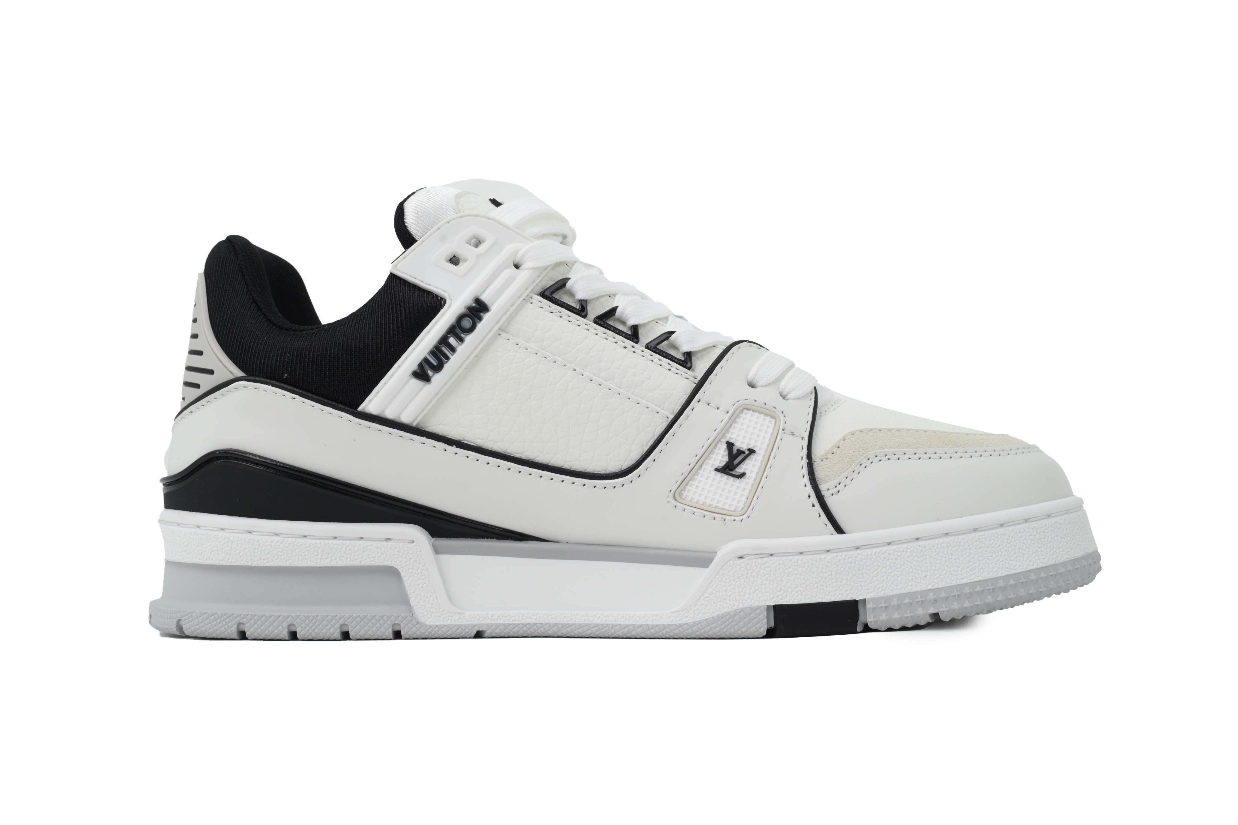 Louis Vuitton Trainer New Black And White