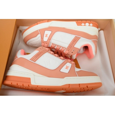Louis Vuitton Trainer Peach Embossed 02