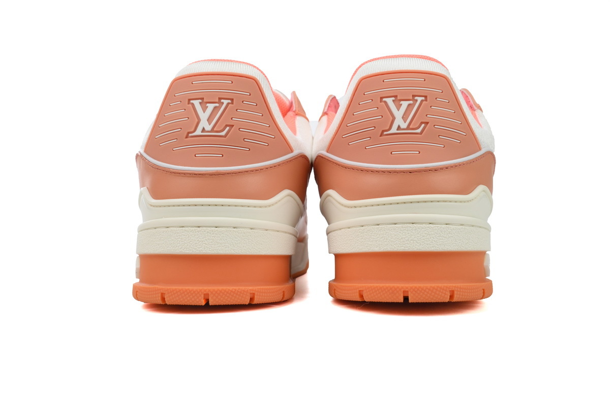 Louis Vuitton Trainer Peach Embossed