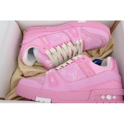 Louis Vuitton Trainer Pink Denim 02