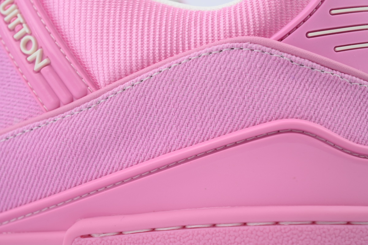 Louis Vuitton Trainer Pink Denim