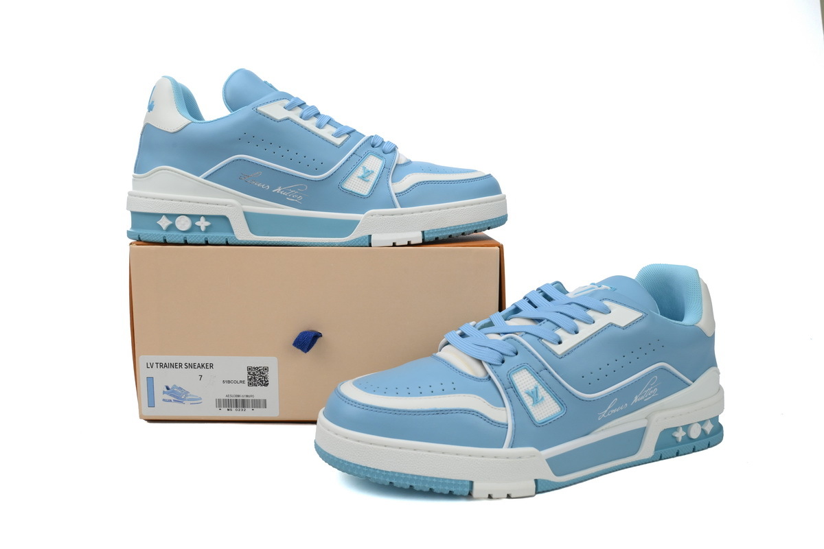 Louis Vuitton Trainer Sky Blue