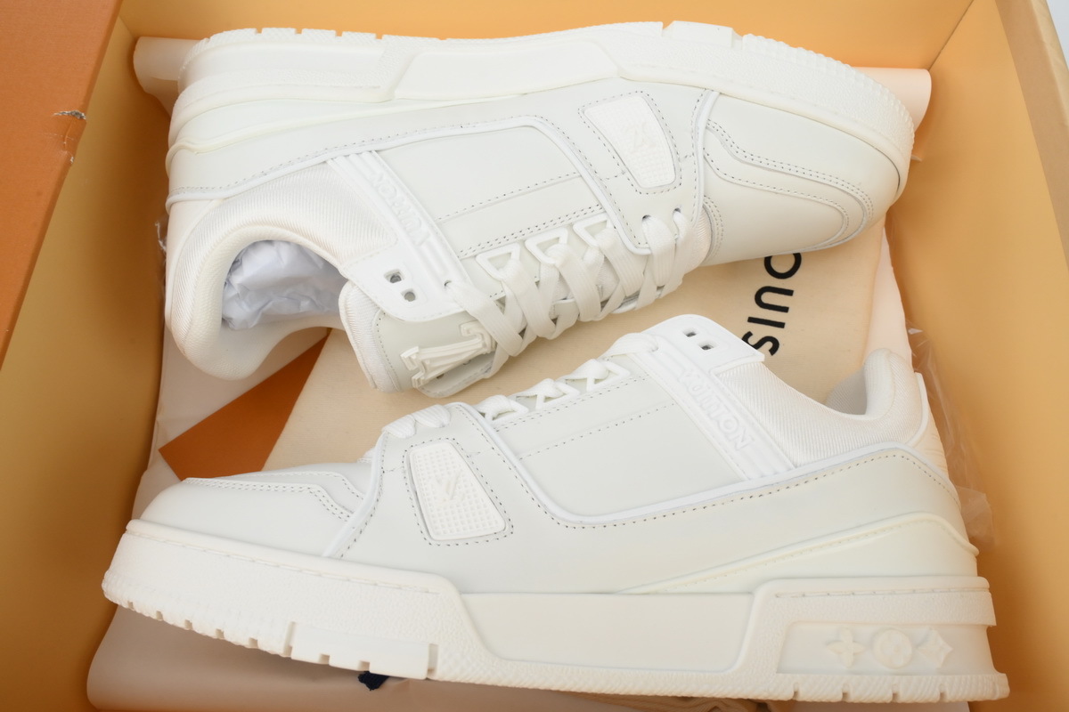 Louis Vuitton Trainer Triple White
