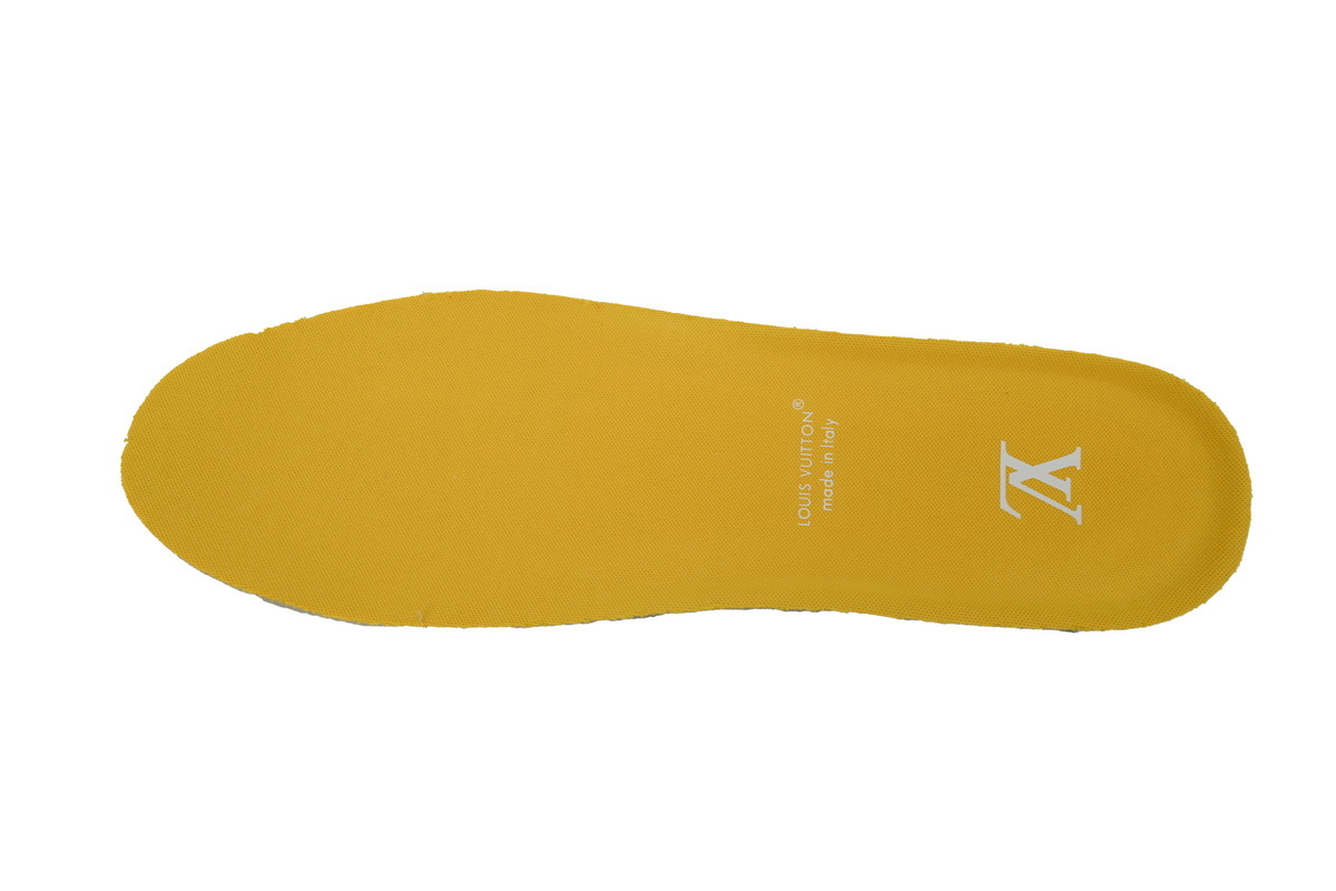 Louis Vuitton Trainer Yellow Embossed