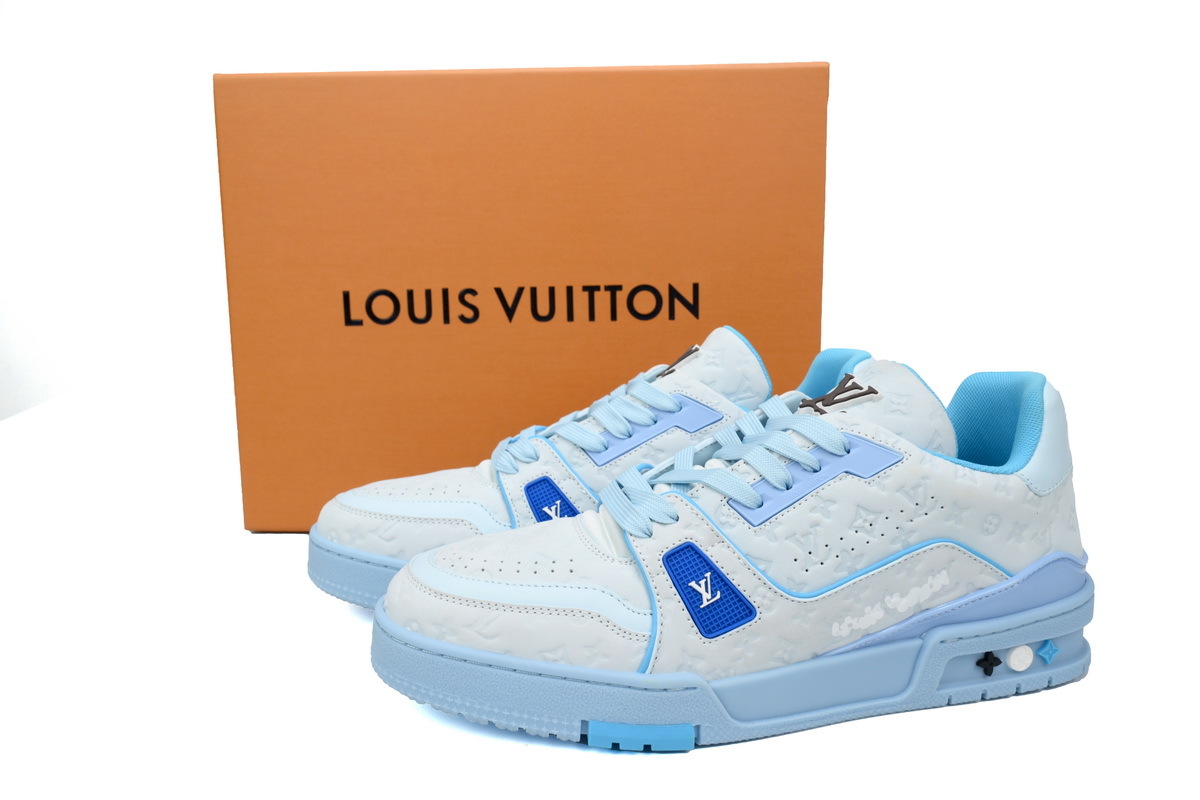 Tyler x Louis Vuitton Trainer Light Blue
