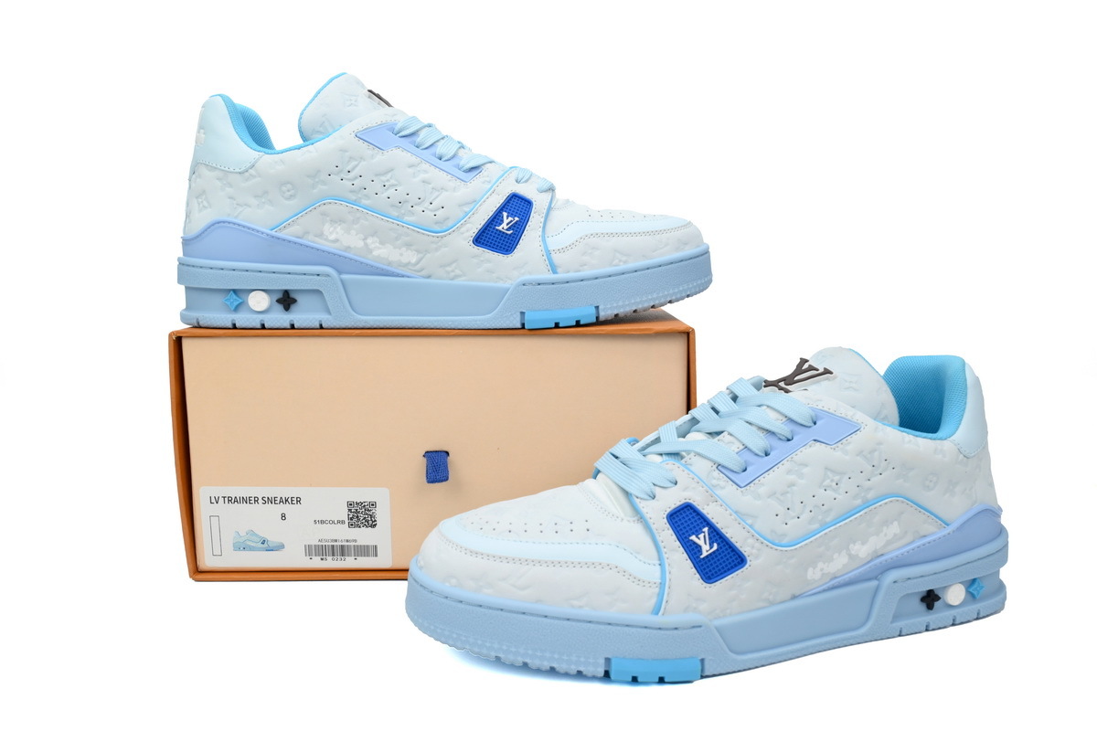 Tyler x Louis Vuitton Trainer Light Blue