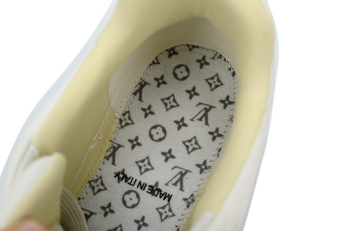 Tyler x Louis Vuitton Trainer White Coffee