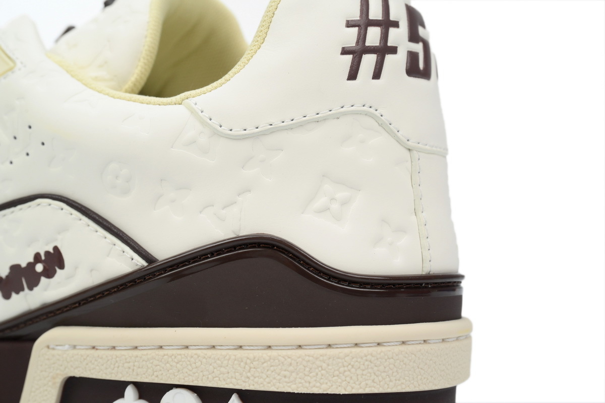 Tyler x Louis Vuitton Trainer White Coffee
