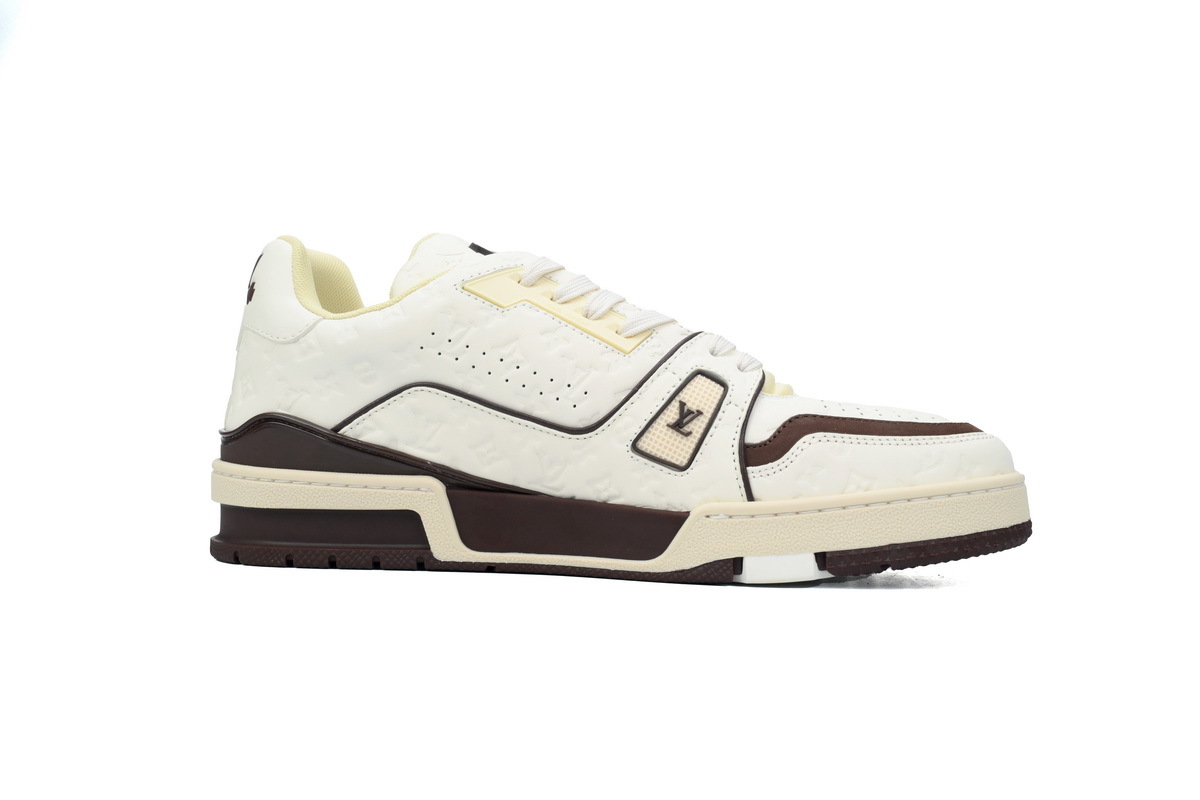 Tyler x Louis Vuitton Trainer White Coffee