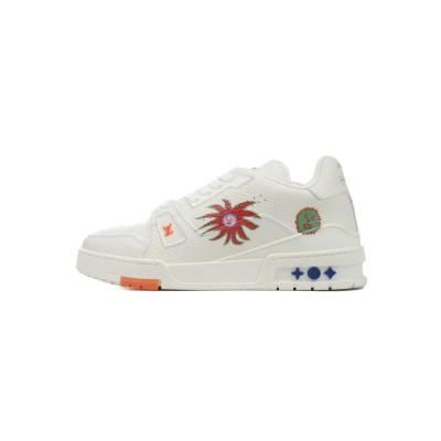 Yayoi Kusama x Louis Vuitton Trainer White 01