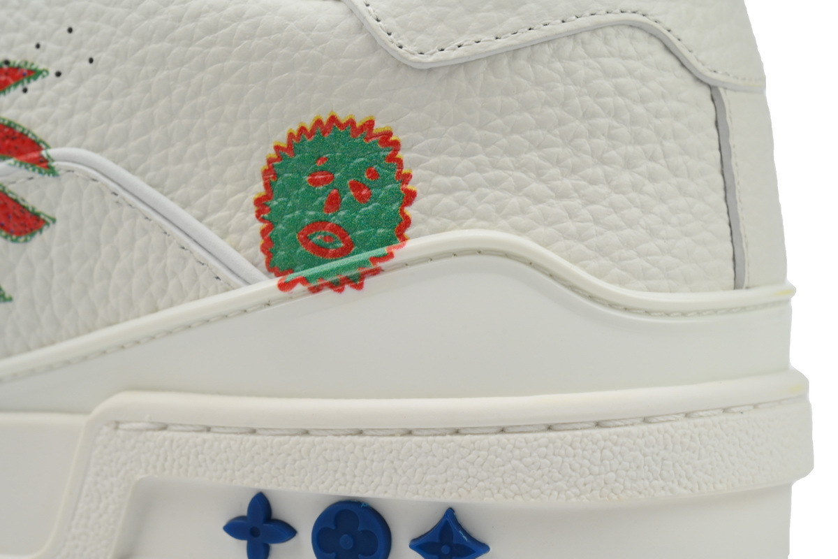 Yayoi Kusama x Louis Vuitton Trainer White