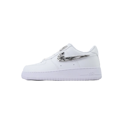 Air Force 1 07 Premium Molten Metal Swoosh Pack - Chrome FV3616-101 01