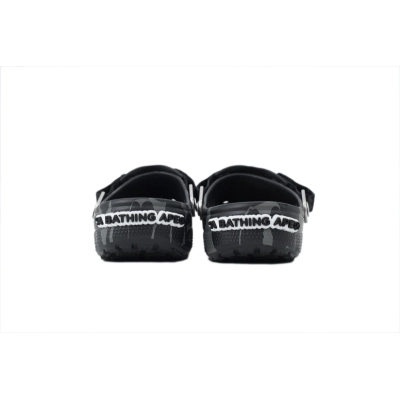 BAPE x Crocs Classic Clog  'ABC Camo - Black' 02