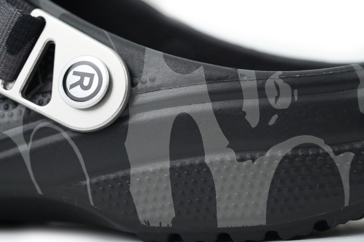 BAPE x Crocs Classic Clog  'ABC Camo - Black'