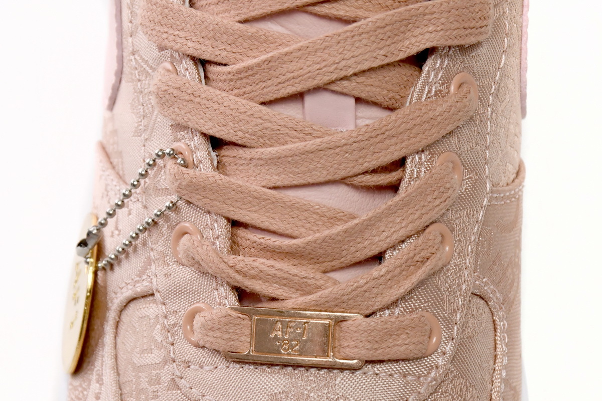 CLOT x Nike Air Force 1 Low Premium Rose Gold Silk CJ5290-600