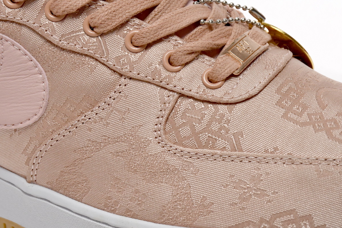 CLOT x Nike Air Force 1 Low Premium Rose Gold Silk CJ5290-600