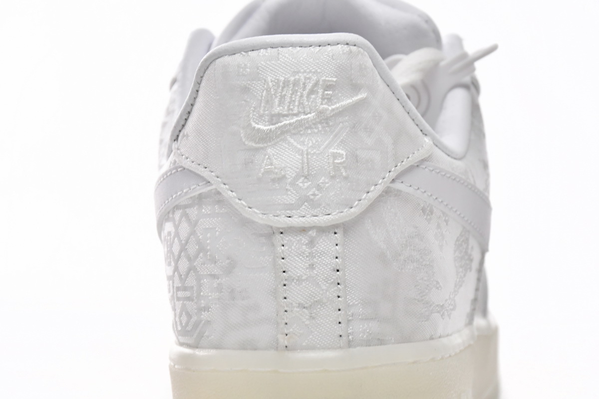 CLOT x Nike Air Force 1 Low Premium White Silk AO9286-100