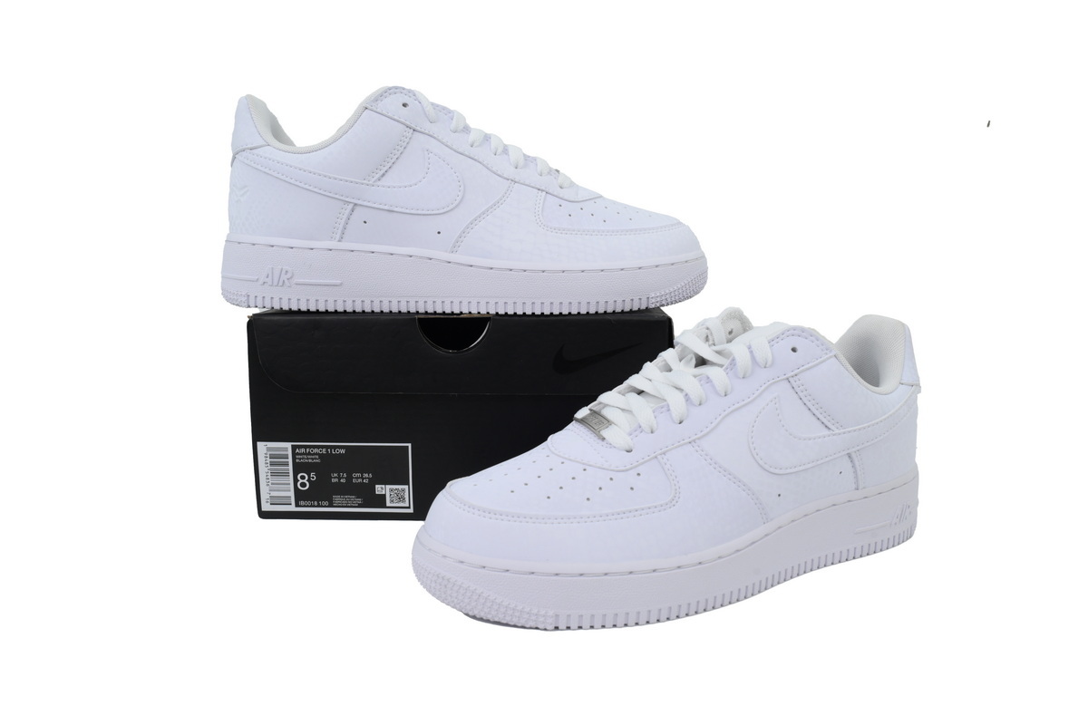 Kobe Bryant x Air Force 1 Low Forever White IB0018-100