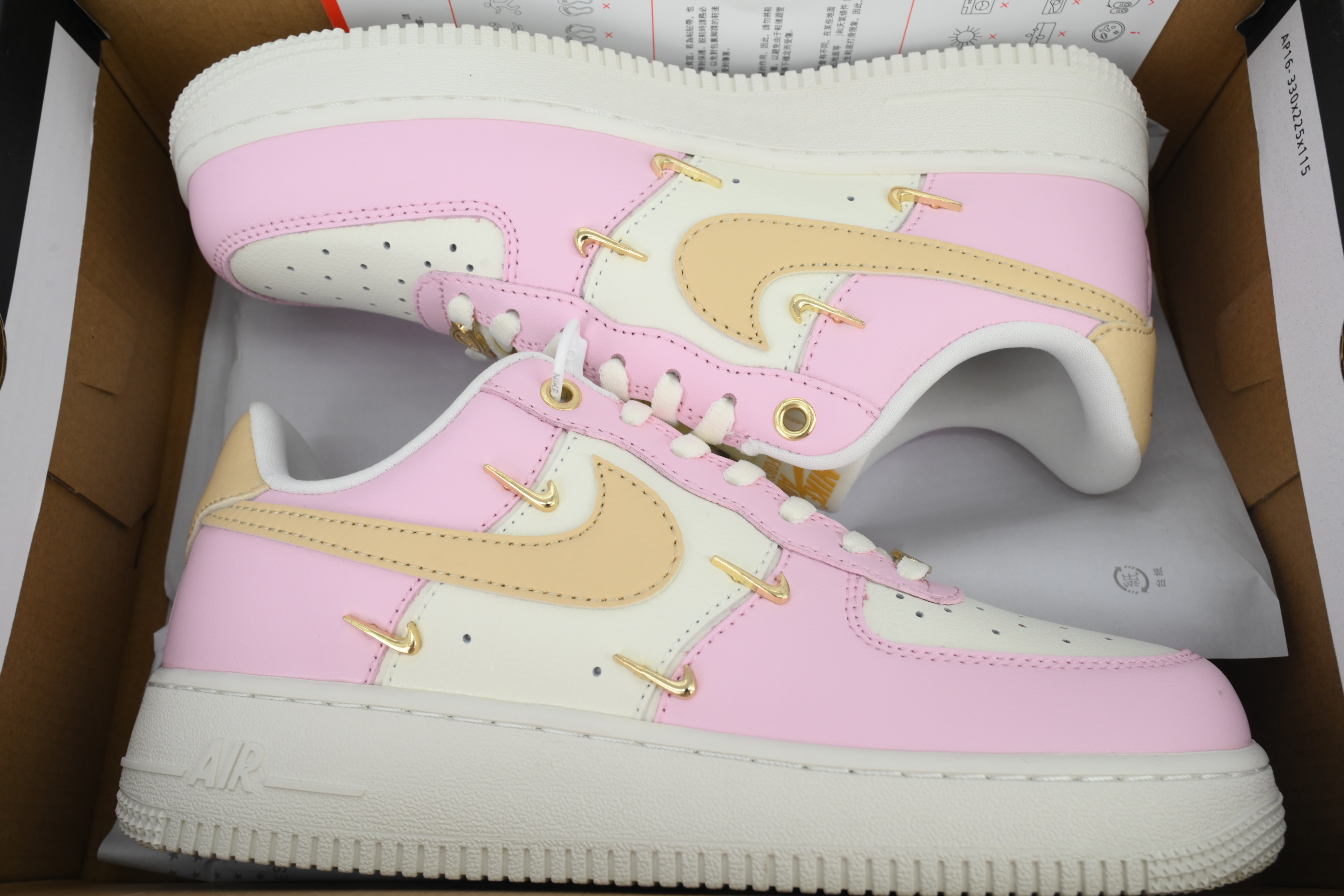 Nike Air Force 1 07 LX Mini Swoosh - Pink Foam IB2574-600