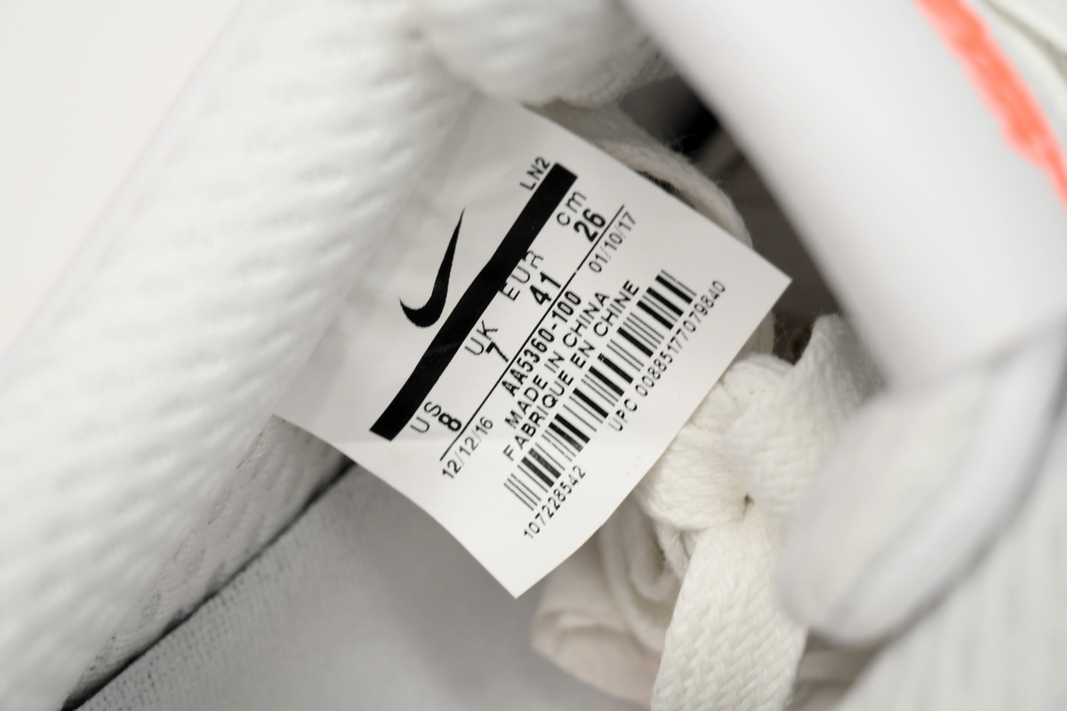 Nike Air Force 1 Low Vlone White/Orange AA5360-100