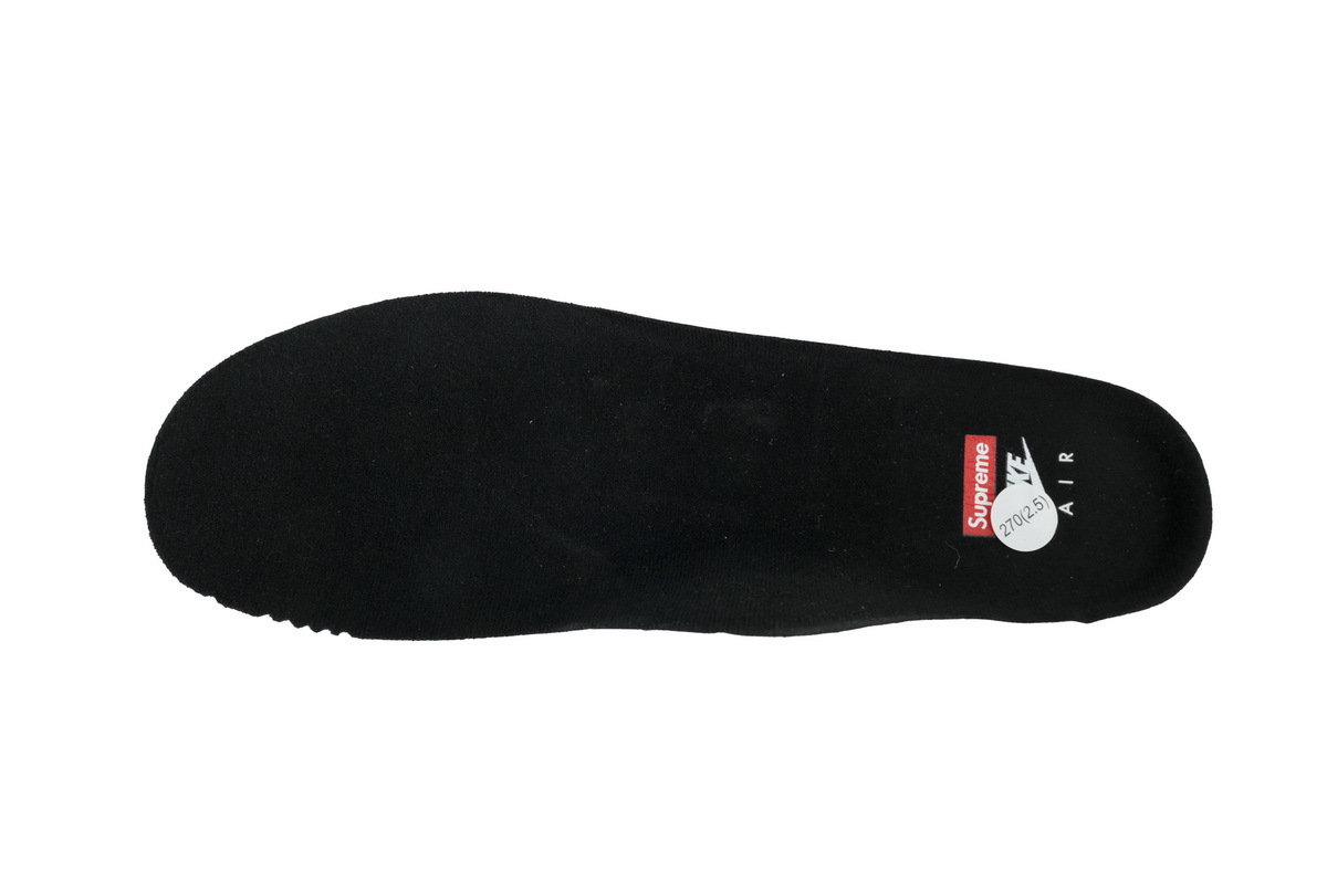 Nike Supreme x Air Force 1 Low Black Warrior Black And White CU9225-001