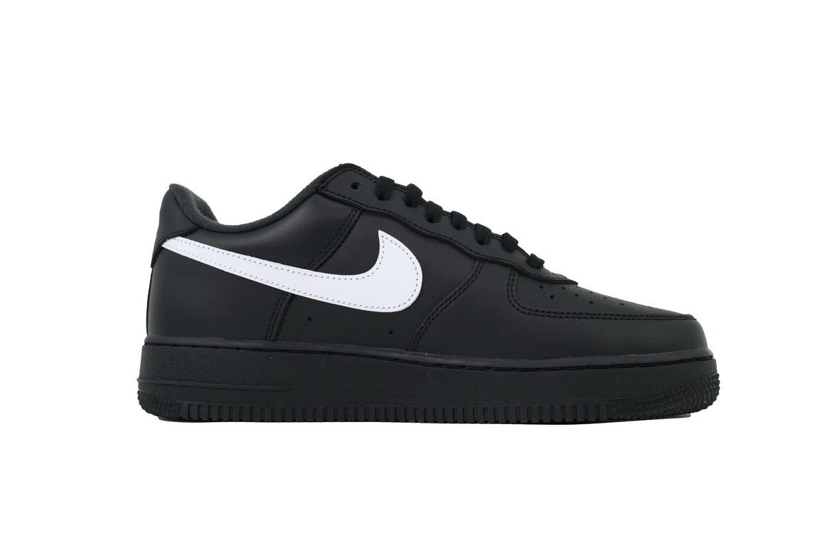Nike Supreme x Air Force 1 Low Box Logo - Black White CU9225-002