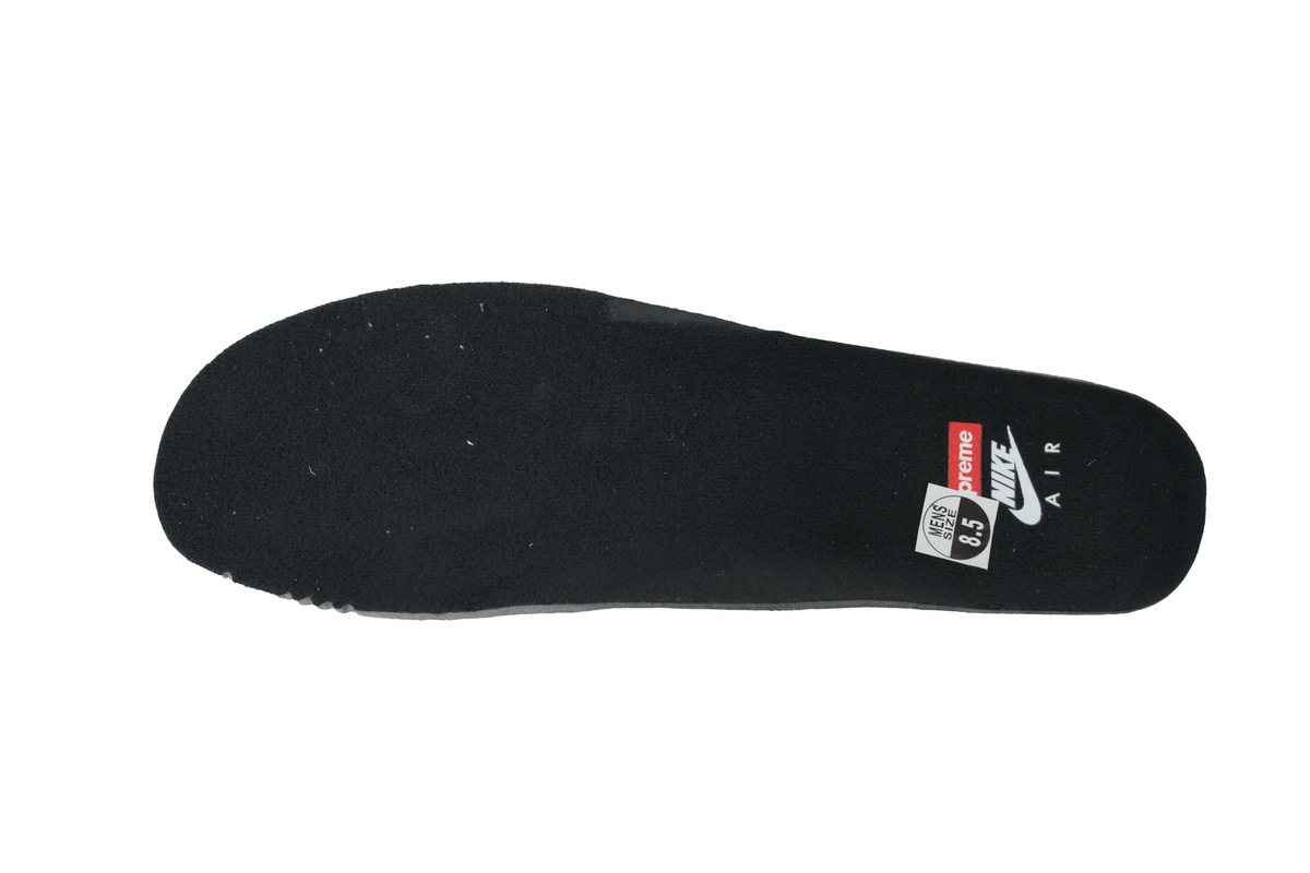 Nike Supreme x Air Force 1 Low Box Logo - Black White CU9225-002