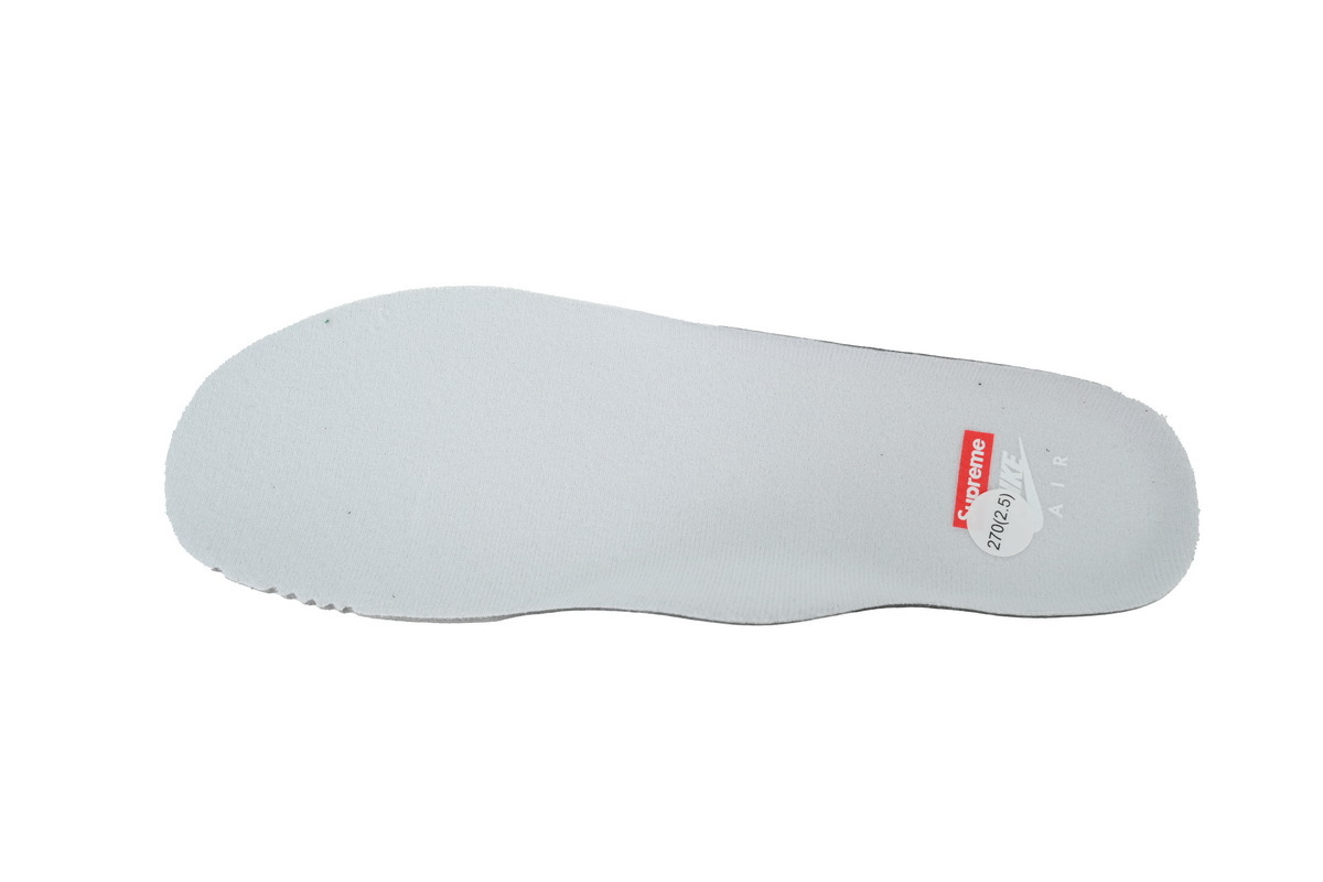 Nike Supreme x Air Force 1 Low Box Logo - White Black CU9225-102