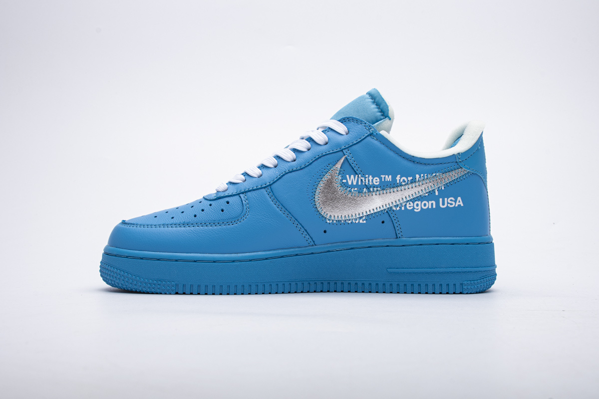 OFF White X Air Force 1 ’07 Low Sky Blue MCA CI1173-400
