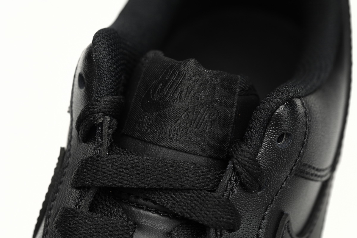 Pre-owned Nike Air Force 1 07 Triple Black CW2288-001
