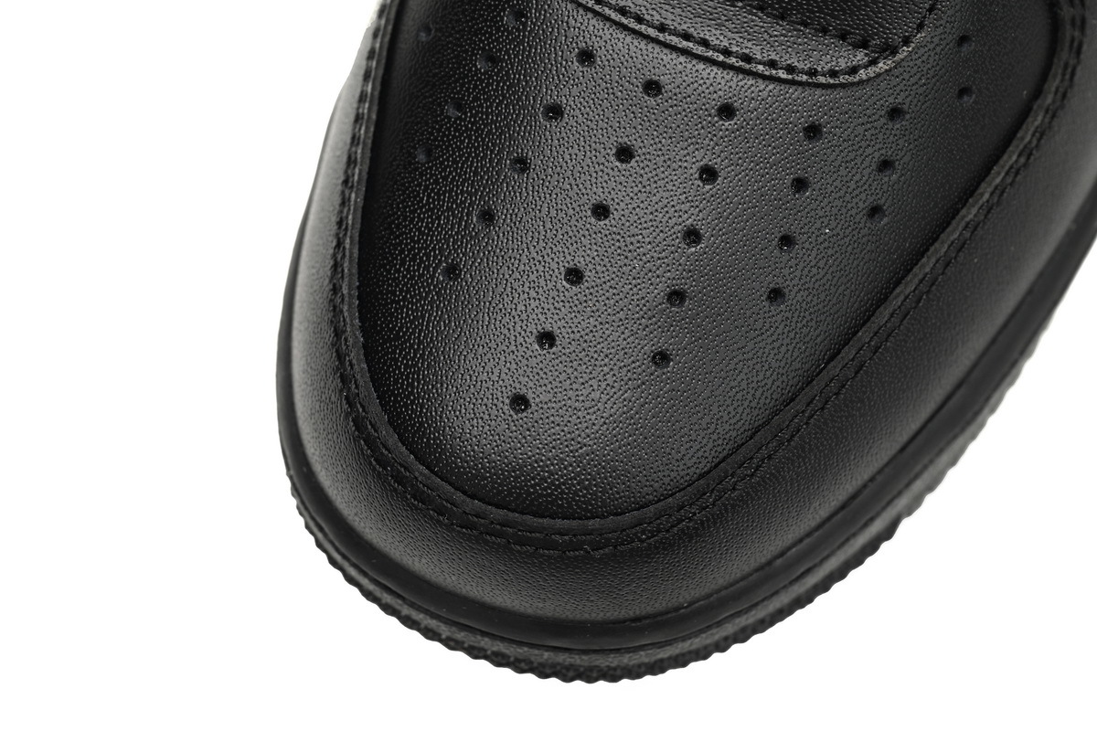 Pre-owned Nike Air Force 1 07 Triple Black CW2288-001