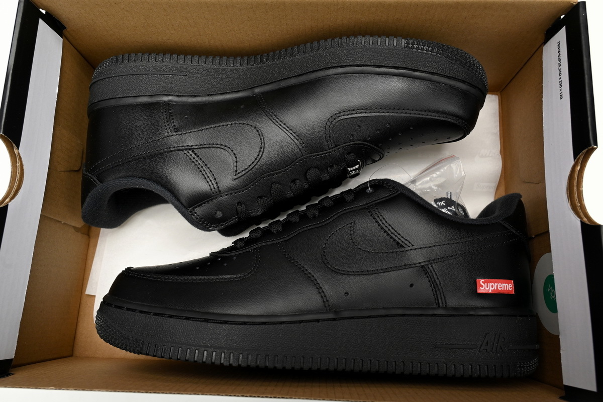 Supreme x Nike Air Force 1 Low “Box Logo Black CU9225-001