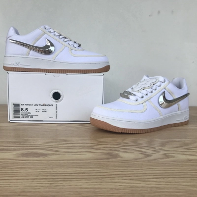Travis Scott x Nike Air Force 1“White” AQ4211-100 02