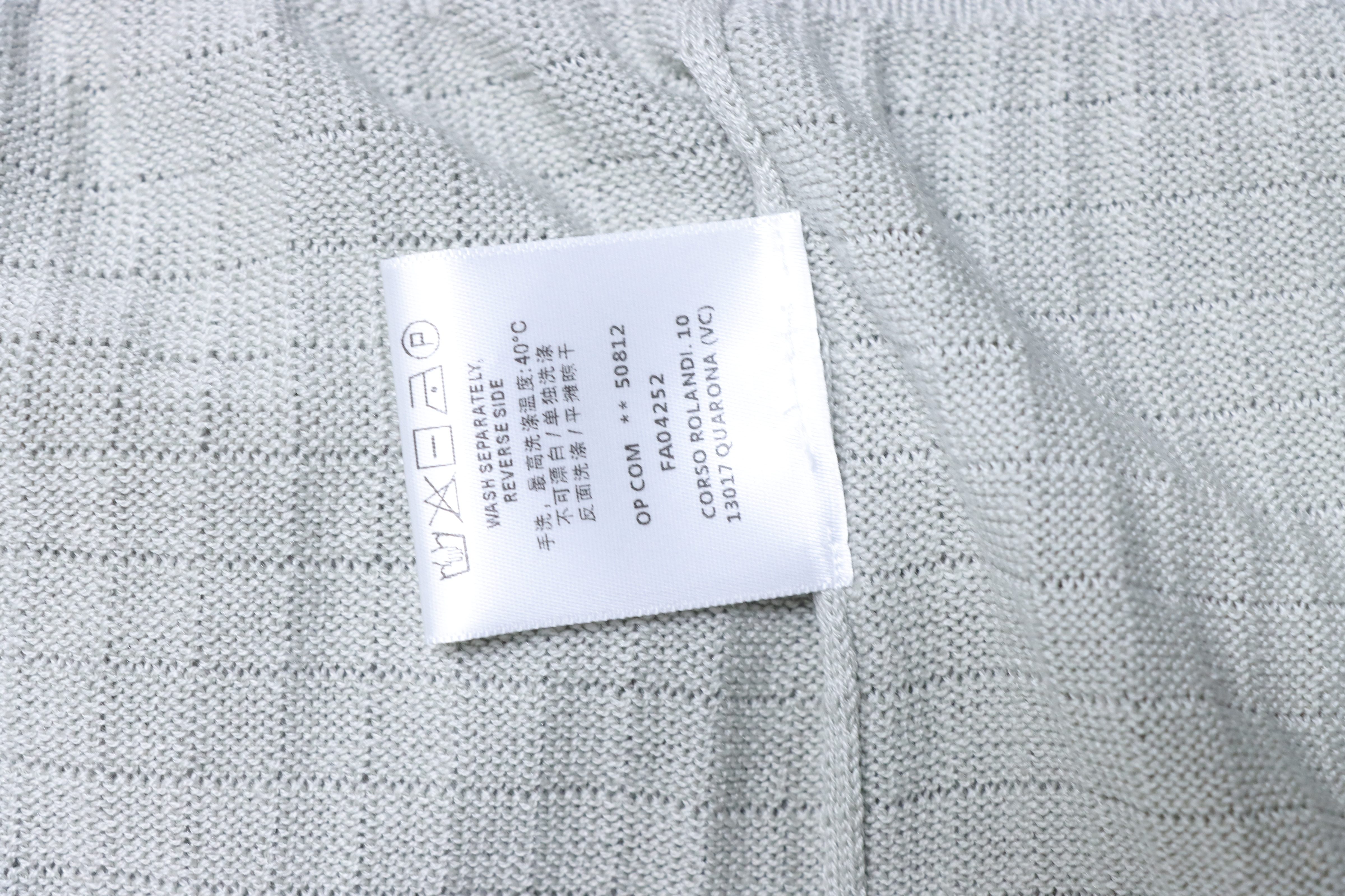  Loro Piana LP 25SS Bamboo Texture Polo  T-Shirt 