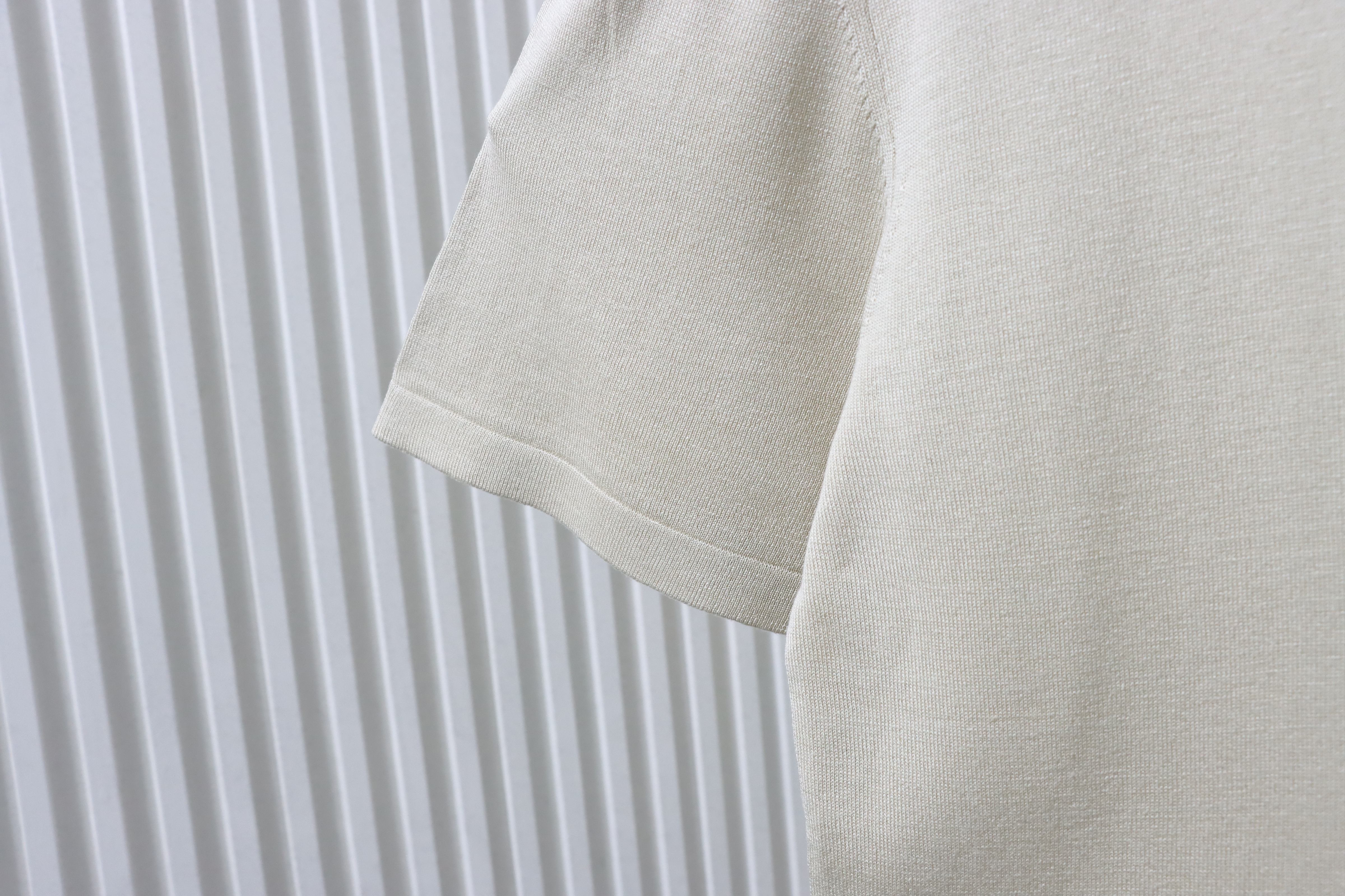 Loro Piana LP 25SS Henley Short Sleeve T-Shirt 