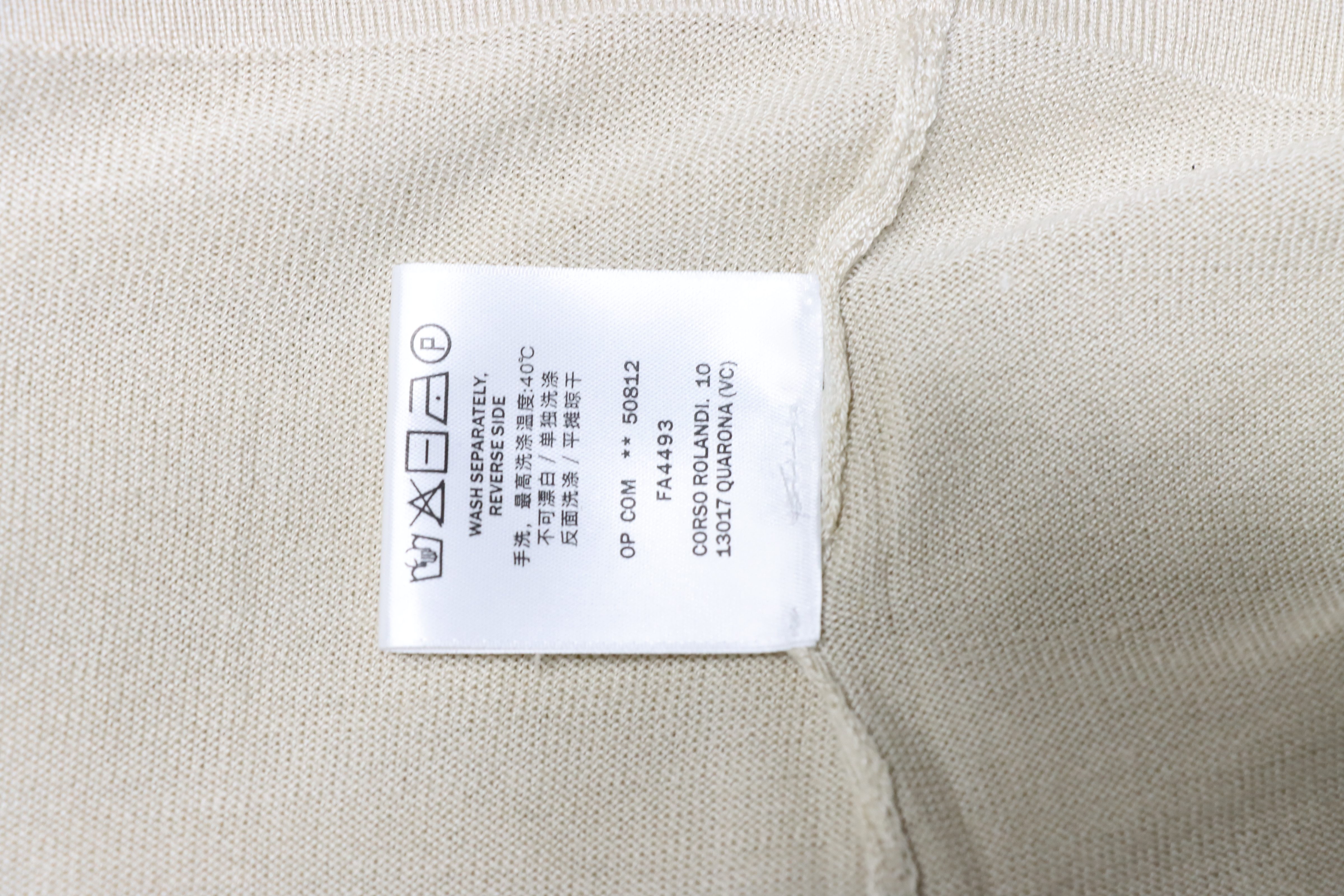 Loro Piana LP 25SS Henley Short Sleeve T-Shirt 