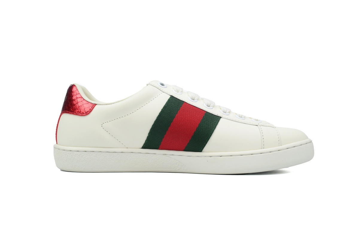 Gucci Ace Leather Sneakers 'Tiger Embroidery'