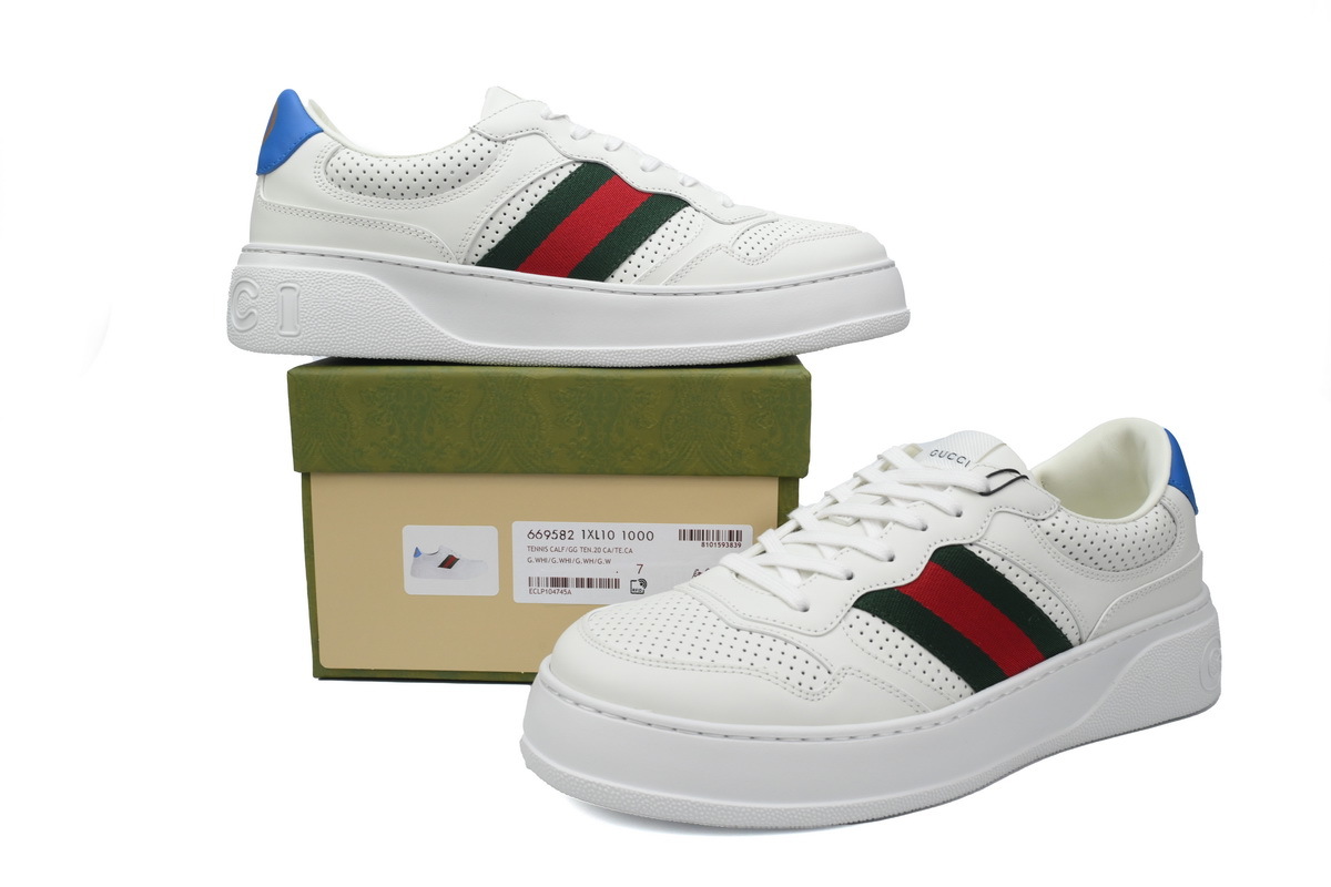 Gucci Chunky B 'White Perforated'