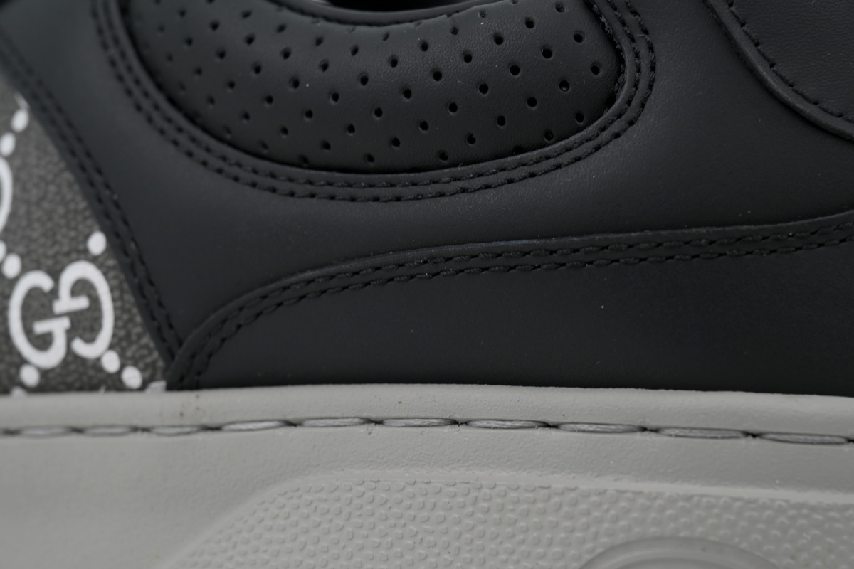 Gucci Chunky B GG Leather 'Black Grey'