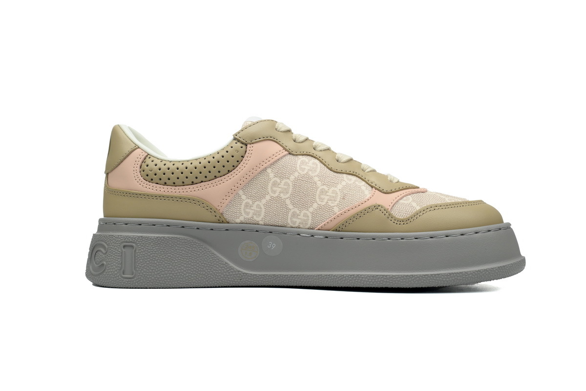 Gucci Chunky B GG Supreme 'Grey Pink'