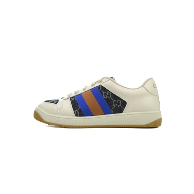 Gucci Distressed Sneakers 'Denim Beige' 01