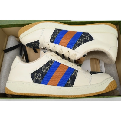 Gucci Distressed Sneakers 'Denim Beige' 02