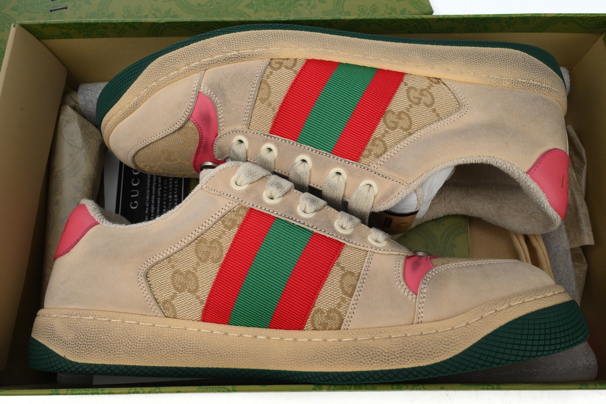 Gucci Distressed Sneakers 'Pink'