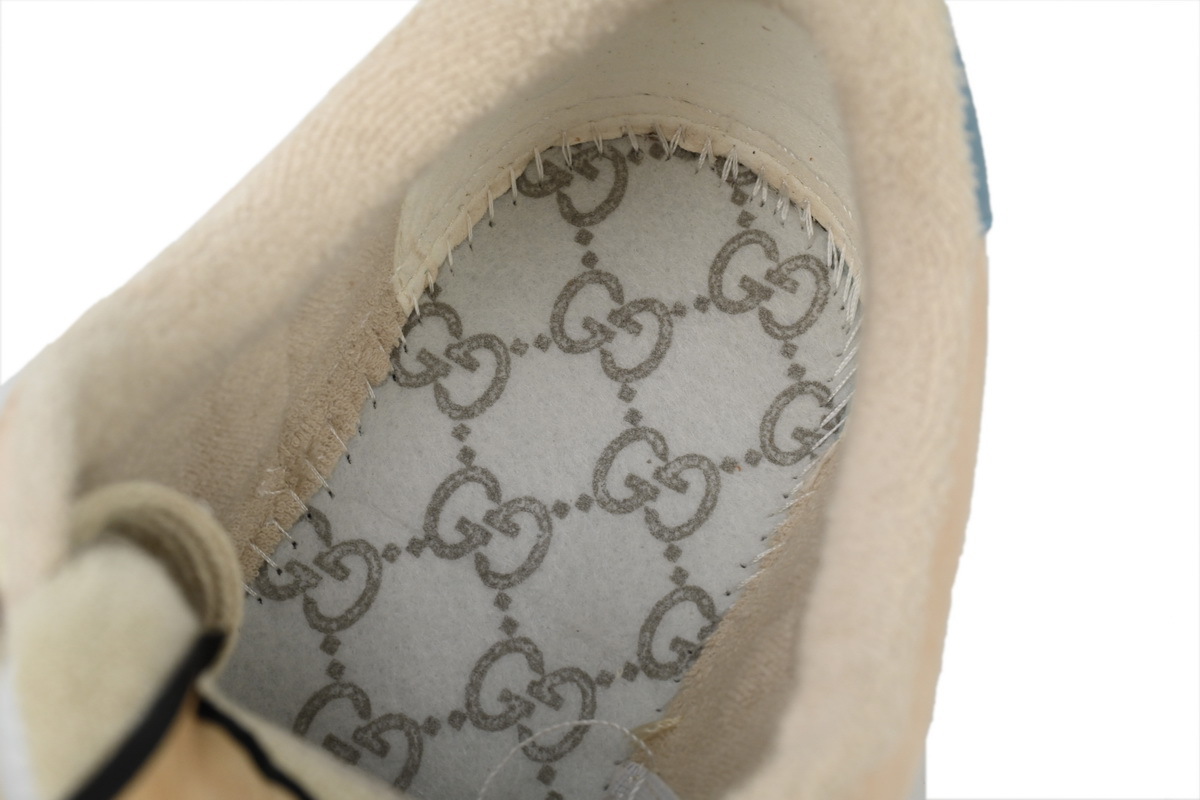 Gucci Distressed Sneakers 'White Blue'