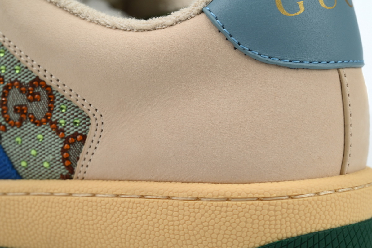Gucci Distressed Sneakers 'White Blue'