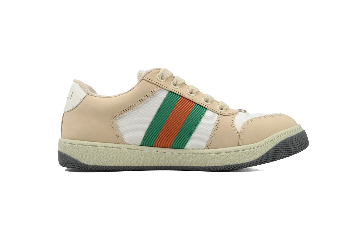 Gucci Distressed Sneakers 'White Canvas'