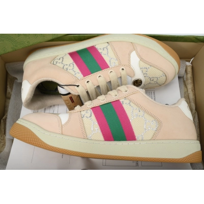 Gucci Distressed Sneakers 'White Crystal' 02