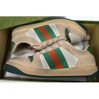 Gucci Distressed Sneakers 'White Perforated' 02