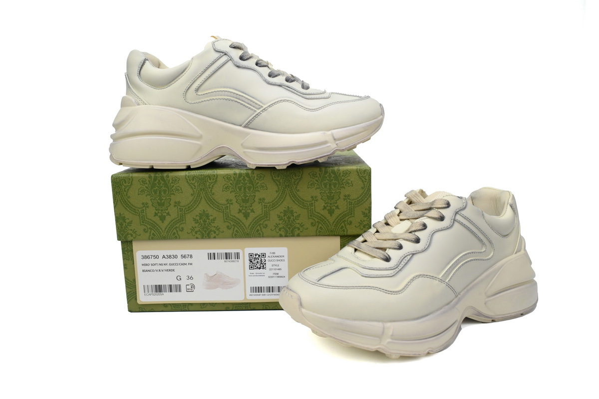 Gucci Rhyton 'White Distressed'
